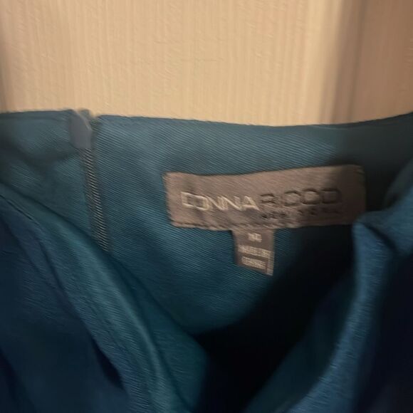 Donna Ricco New York Square Neck Ruffle Sleeved Dress NWT Size 10 - Picture 6 of 9